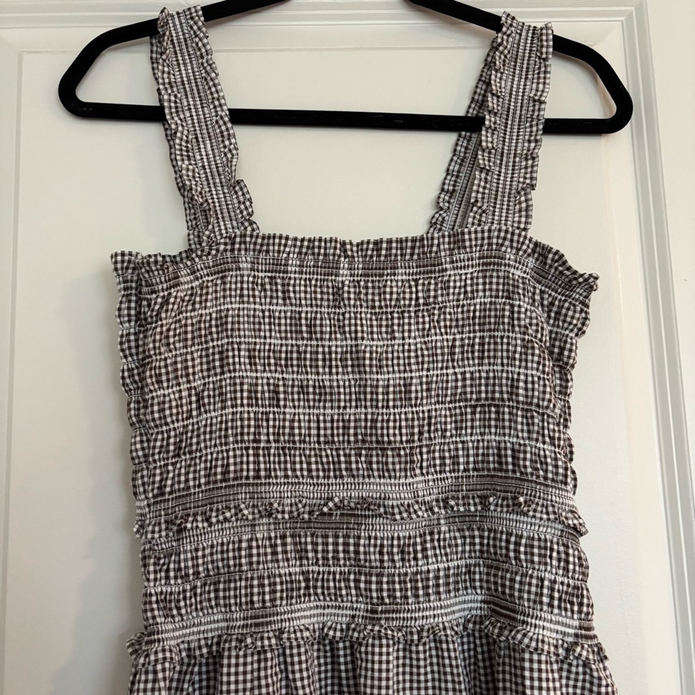 Hill House Home Brown Gingham Azalea Nap Dress - Picture 6 of 11